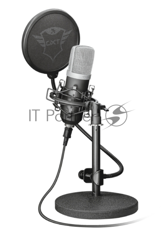 Микрофон TRUST GXT 252 EMITA (игровой ,стрим,паук стойка защита,USB)