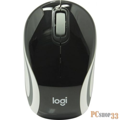 Оптическая мышь Logitech M187 910-002731, беспров., 2кн.+скр., черно-белый (USB)