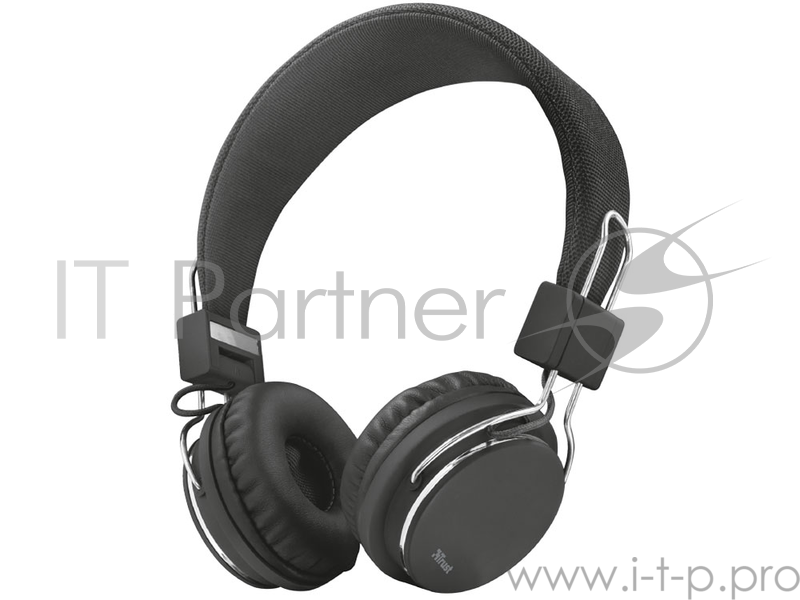 Гарнитура TRUST Ziva black (Регулируемое оголовье. Встроенный микрофон и пульт )