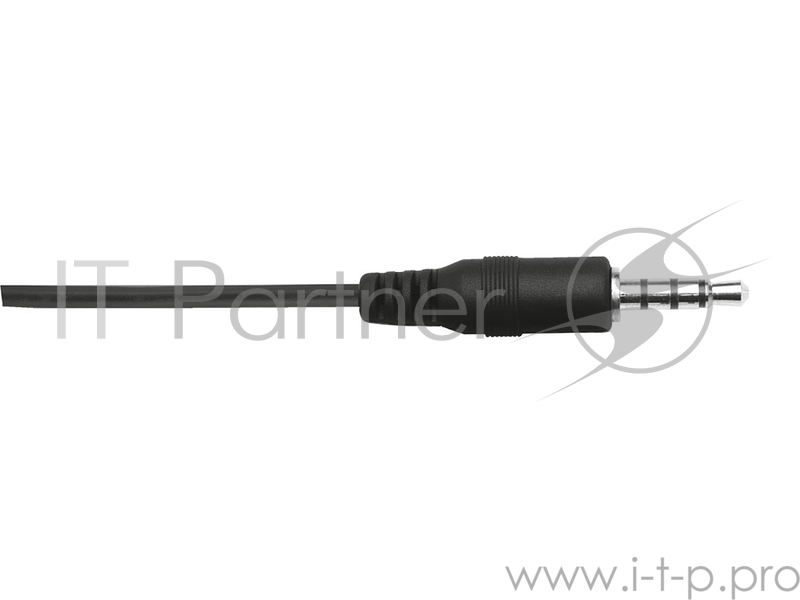 Гарнитура TRUST LIMA black (гибкий микрофон,регулятор громкости,Mini-jack 3,5 и переходник с разъемом наушники/микрофон для ПК.)