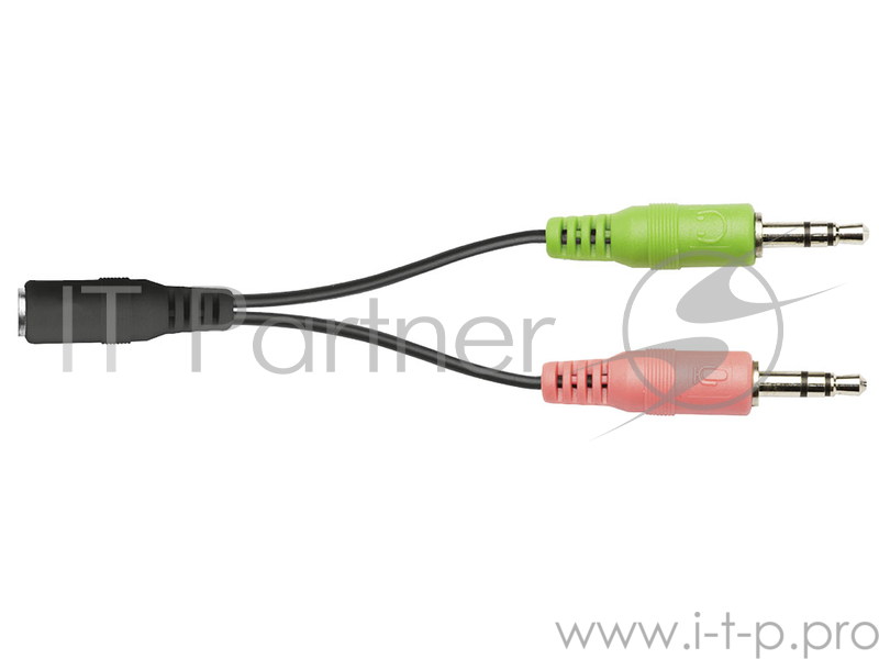 Гарнитура TRUST LIMA black (гибкий микрофон,регулятор громкости,Mini-jack 3,5 и переходник с разъемом наушники/микрофон для ПК.)