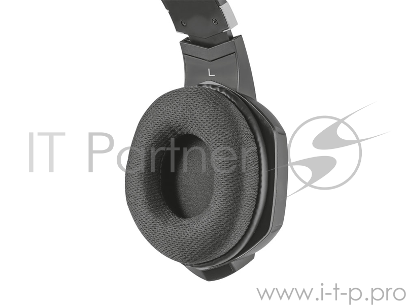 Гарнитура TRUST GXT 322 black red (гибкий микрофон,Регулятор громкости,отключения микрофона,кабель 2 м.)