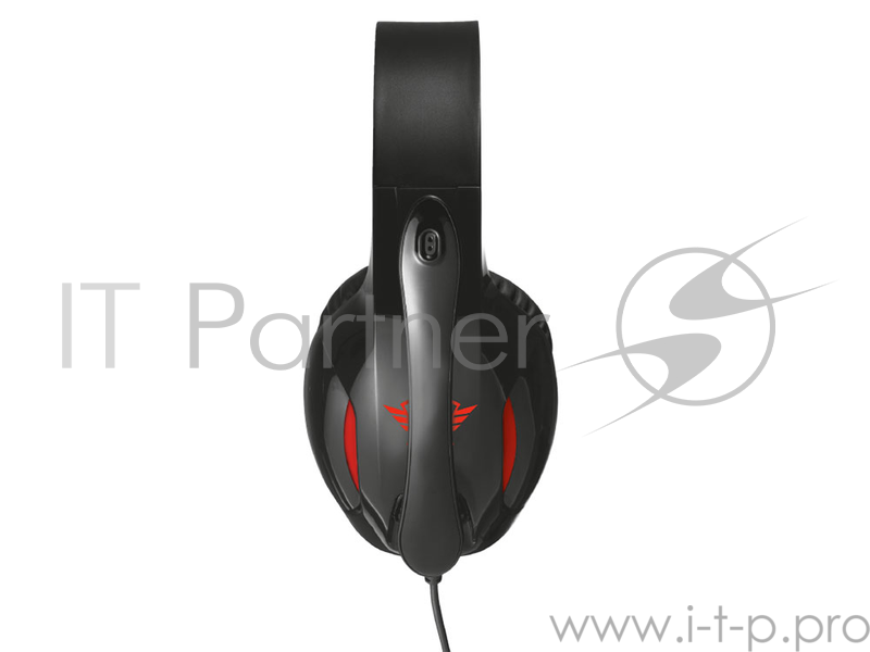 Гарнитура TRUST GXT 330XL black red (Складной микрофон,управление громкостью и отключением микрофона)