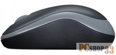 Оптическая мышь Logitech m185 910-002238, беспров., 2кн.+скр., черно-серый (USB)