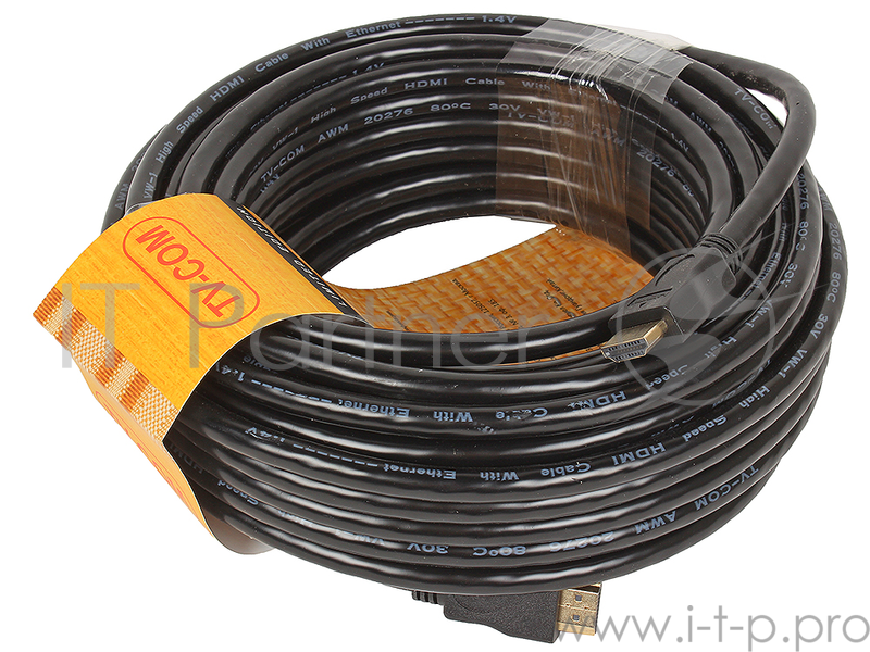 Кабель TV-COM Кабель цифровой (CG150S-15M) HDMI19M to HDMI19M, V1.4+3D, 15m 6939510810844