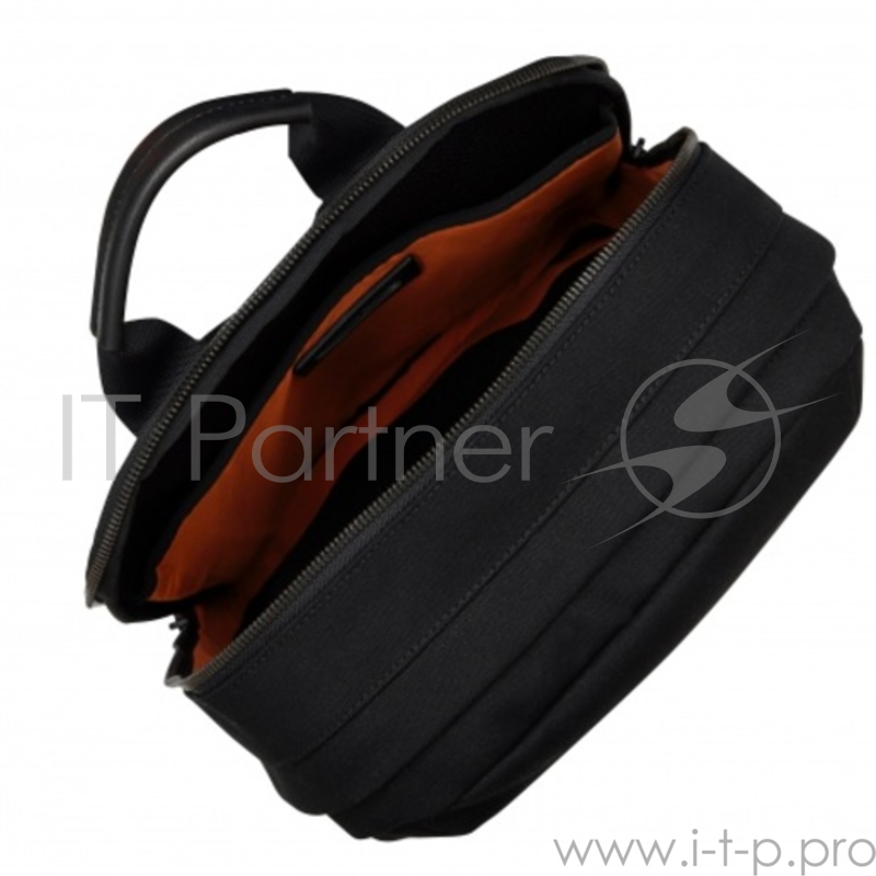 Рюкзак Knomo Christowe для ноутбука до 15. Материал канвас, кожа натуральная. Цвет черный.