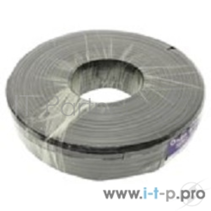 Кабель 5bites Кабель телефонный 5bites TEL4615-100S-BK (ШТЛП-4) STRANDED / 2PAIRS / CCS / FLAT / BLACK / 100М