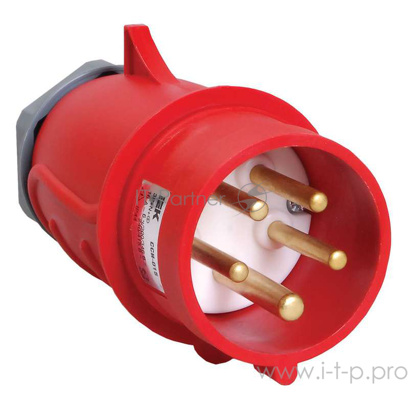Iek PSN02-032-5 Вилка переносная ССИ-025 32А-6ч/200/346-240/415В 3Р + РЕ+ N IP44 MAGNUM ИЭК