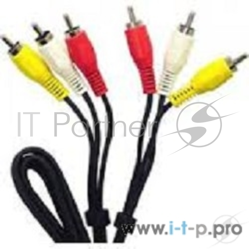 Кабель Rexant (17-0202) Шнур 3х3 RCA 1.5М