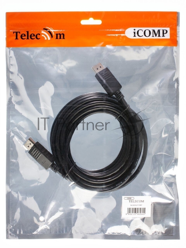 Кабель Telecom Кабель соединительный DISPLAY PORT 5м (CG590-5M) 6926123462645