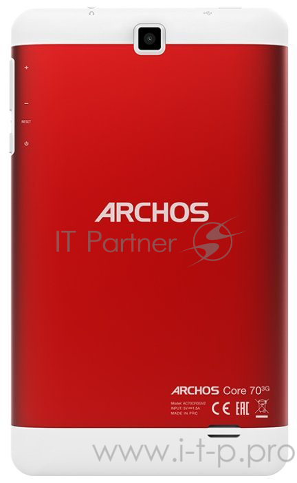 Планшетный компьютер Archos Core 70 3G 16GB RED 7''/1280x720 IPS/1GB/8GB/Mediatek MT8321+Mali 400/3G WiFi BT MicroSD/2500mAh/Android 7.0 Nougat