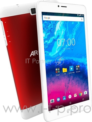 Планшетный компьютер Archos Core 70 3G 16GB RED 7''/1280x720 IPS/1GB/8GB/Mediatek MT8321+Mali 400/3G WiFi BT MicroSD/2500mAh/Android 7.0 Nougat