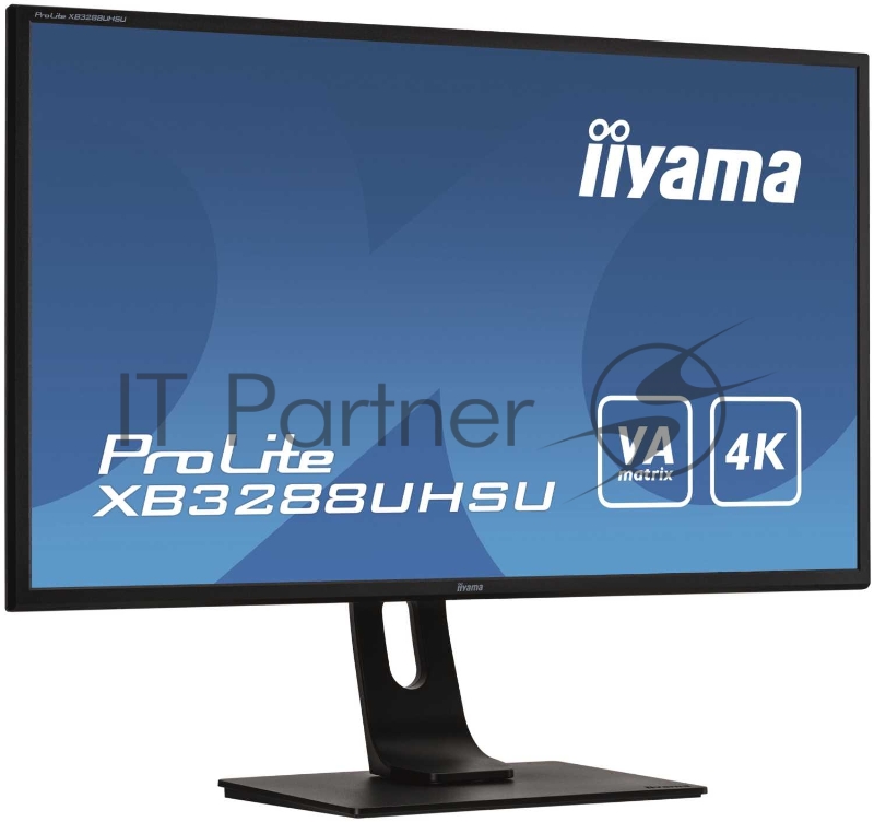 Монитор Iiyama 31.5 ProLite XB3288UHSU-B1 черный VA LED 3ms 16:9 HDMI M/M матовая HAS Pivot 3000:1 300cd 178гр/178гр 3840x2160 DisplayPort Ultra HD USB 6.8кг