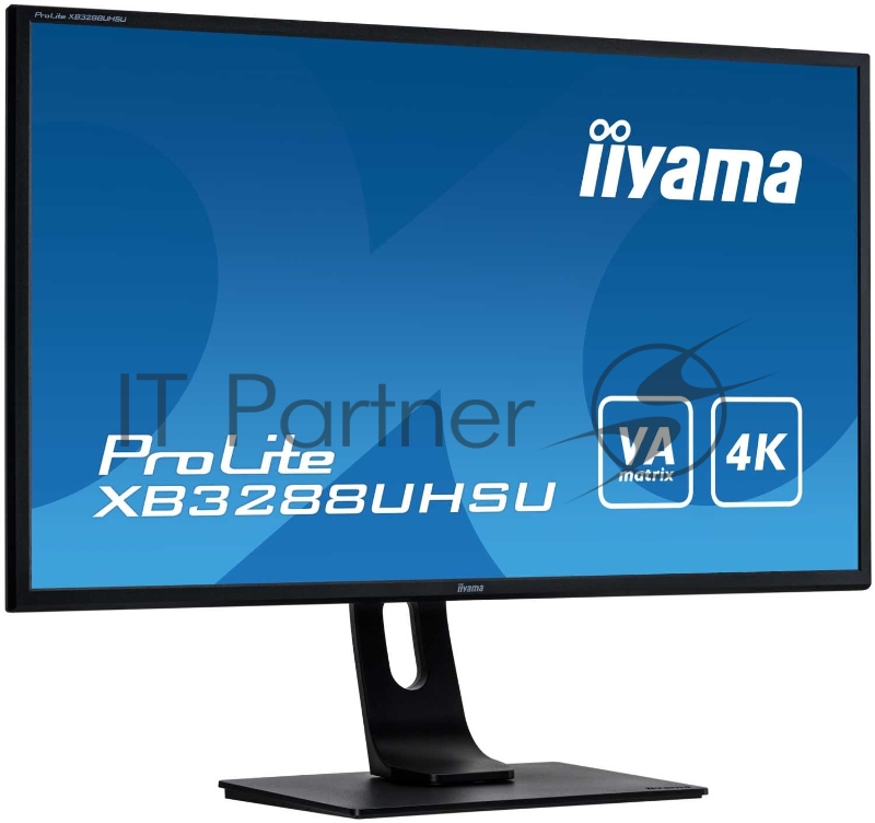 Монитор Iiyama 31.5 ProLite XB3288UHSU-B1 черный VA LED 3ms 16:9 HDMI M/M матовая HAS Pivot 3000:1 300cd 178гр/178гр 3840x2160 DisplayPort Ultra HD USB 6.8кг