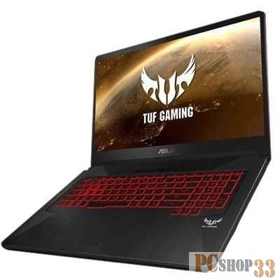 ASUS ROG FX705DY AMD Ryzen R5 3550H/6Gb/1Tb/No ODD/17.3 FHD IPS Anti glare 60Hz/AMD RADEON RX560X 4Gb GDDR5/Camera/Wi-Fi/Win10 Black (Red Matter)