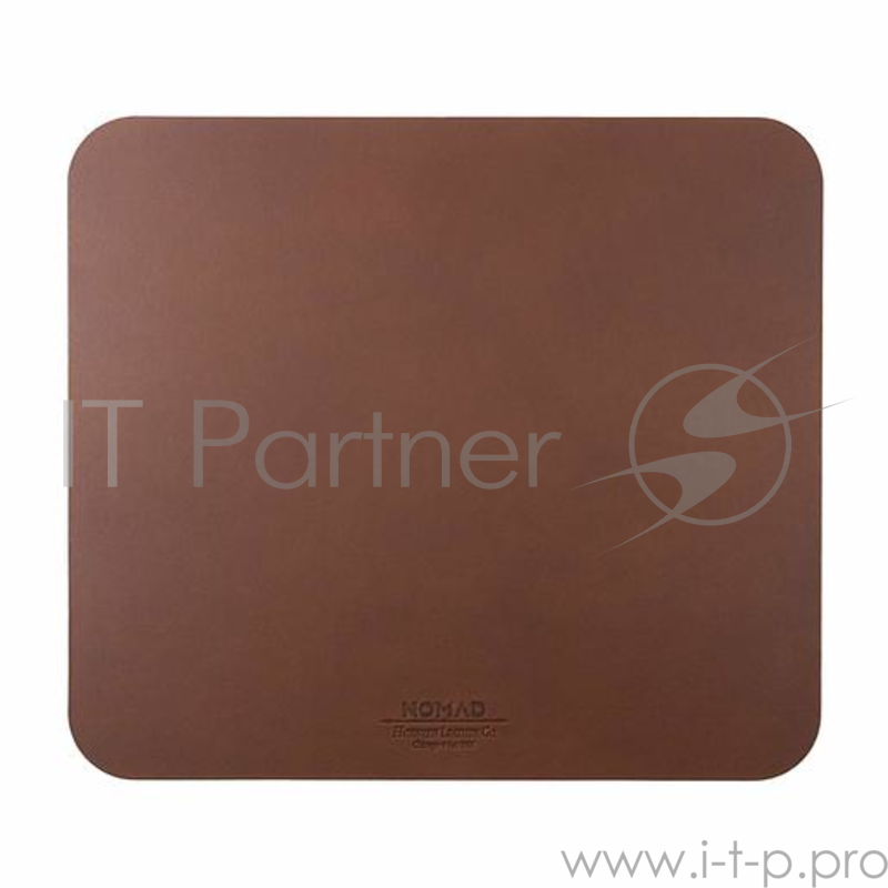 Коврик для мыши Nomad Leather Mousepad. Материал кожа натуральная. Размер 31,7x28 см. Цвет темно-коричневый.