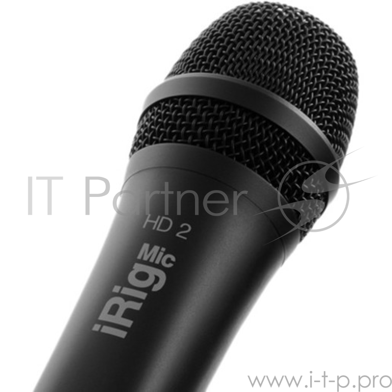 Ручной электретный USB-микрофон IK Multimedia iRig Mic HD 2 для устройств на базе iOS и MAC.