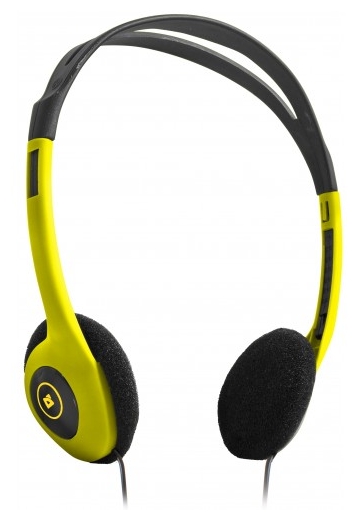 Наушники с микрофоном Defender Aura HN-001 / ?30 мм /кнопка ответа / 4-пин-й 3,5 мм jack / каб. 1,2м/ желтый.