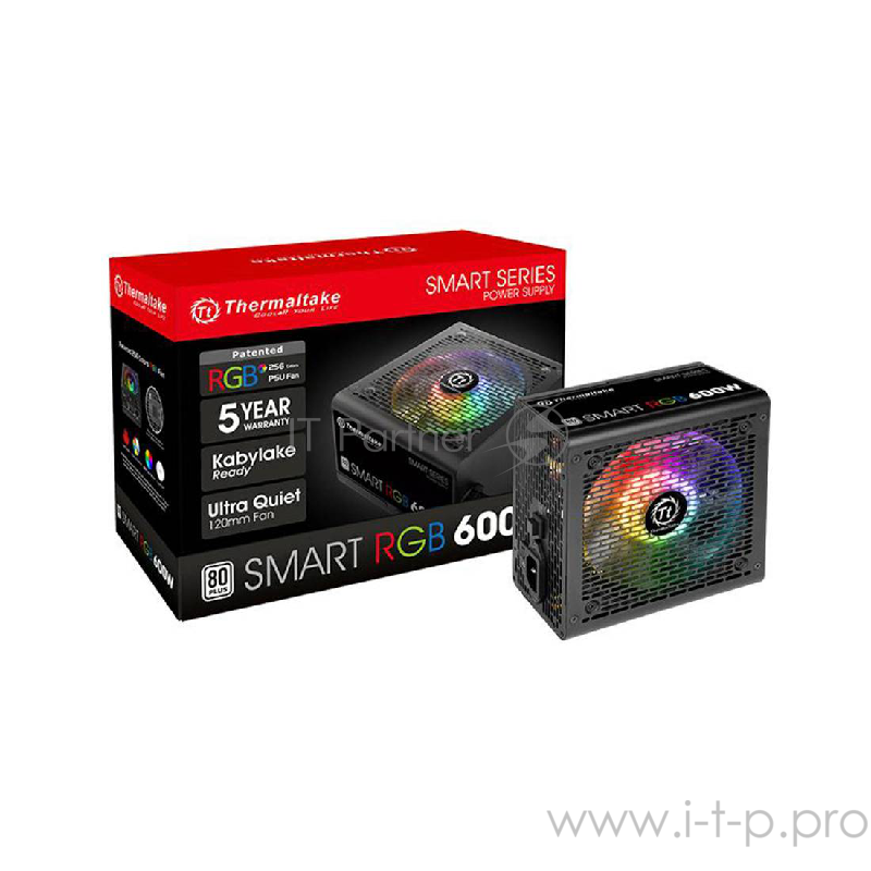 Блок питания Блок питания Thermaltake Smart RGB PS-SPR-0600NHSAWE-1 600W / APFC / 80+