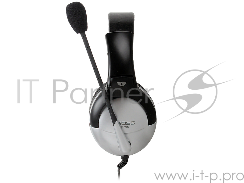 Наушники KOSS SB-45 {Гарнитура, закрытого типа с электретным микрофоном и VC,част. 18-20000 Гц,импеданс 100 Ом, чувствительность 103 дБ, шнур 2,4м}