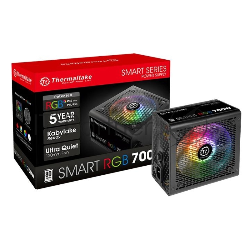 Блок питания Блок питания Thermaltake Smart RGB PS-SPR-0700NHSAWE-1 700W / APFC / 80+