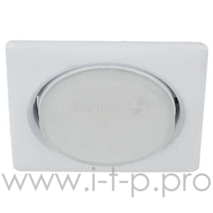 Эра Б0017633 KL71 WH Светильник под лампу Gx53 квадр.,220V, 13W,белый (40/960)