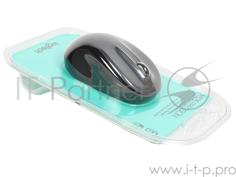 Оптическая мышь Logitech M325 910-002142, беспров., 2кн.+скр., серо-черный (USB)