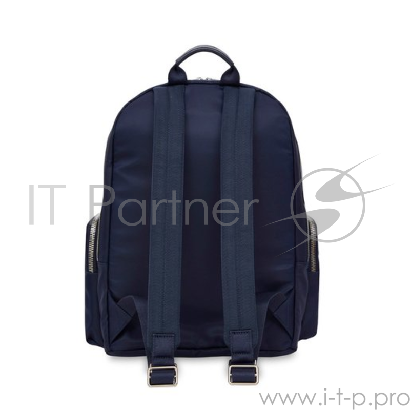 Рюкзак Knomo Barlow для ноутбука до 15 дюймов. Материал нейлон, кожа натуральная. Цвет темно-синий.