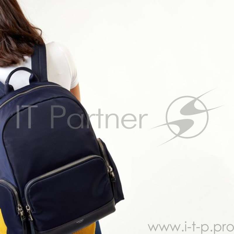 Рюкзак Knomo Barlow для ноутбука до 15 дюймов. Материал нейлон, кожа натуральная. Цвет темно-синий.