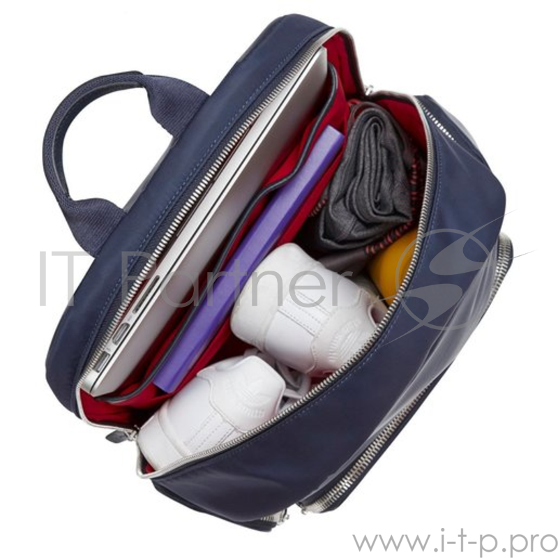 Рюкзак Knomo Barlow для ноутбука до 15 дюймов. Материал нейлон, кожа натуральная. Цвет темно-синий.