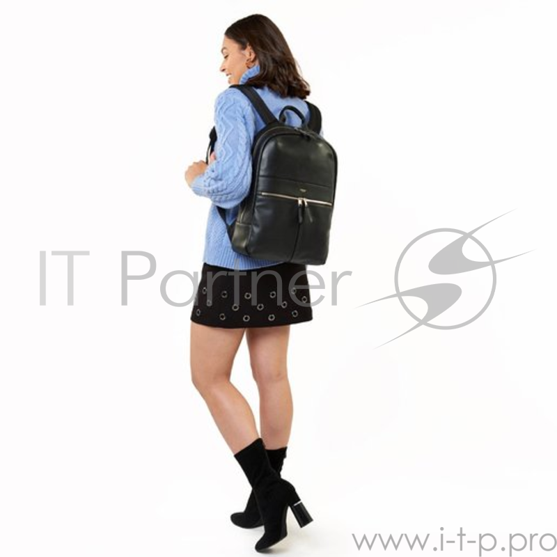 Рюкзак Knomo Beaux для ноутбука до 14 дюймов. Материал кожа натуральная. Цвет черный.