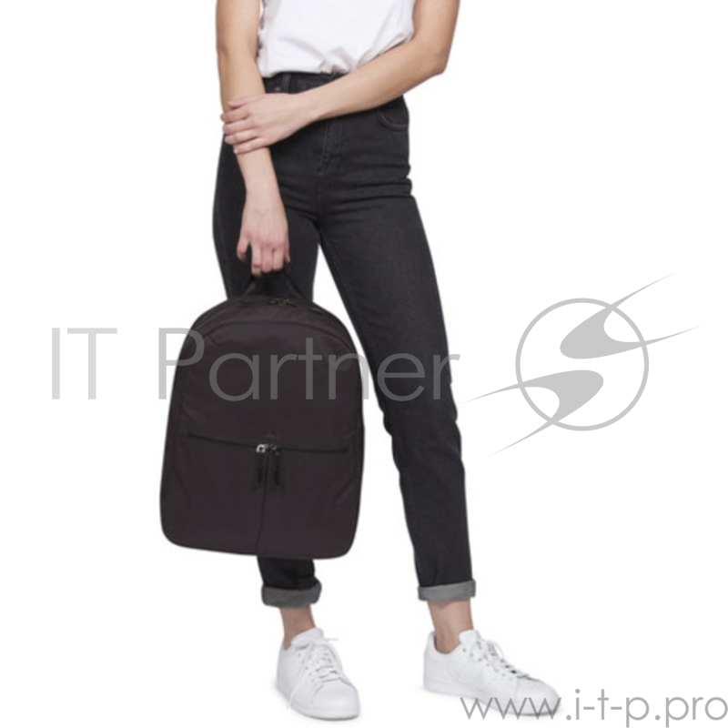 Рюкзак Knomo Berlin для ноутбука до 15. Материал полиэстер, кожа натуральная. Цвет черный.
