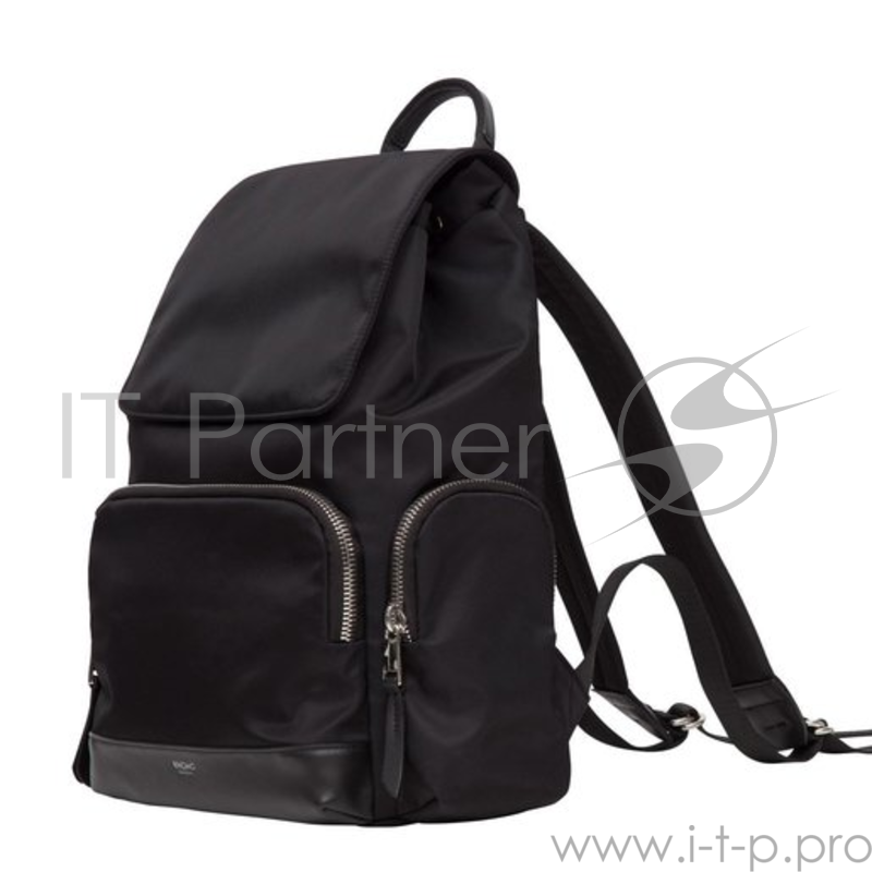 Рюкзак Knomo Clifford Rucksack для ноутбука до 13 дюймов. Материал нейлон, кожа натуральная. Цвет черный.