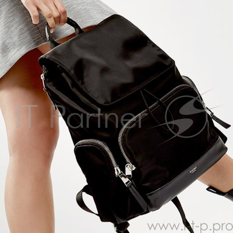 Рюкзак Knomo Clifford Rucksack для ноутбука до 13 дюймов. Материал нейлон, кожа натуральная. Цвет черный.