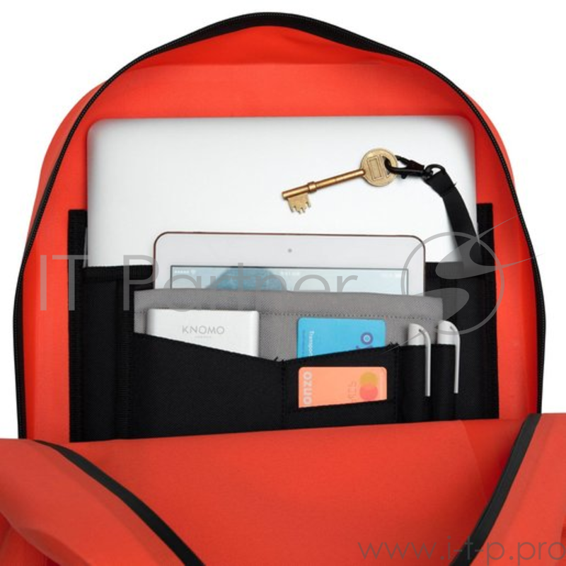 Рюкзак водозащитный Knomo Harpsden для ноутбука до 14. Материал TPU полиуретан. Цвет красный.