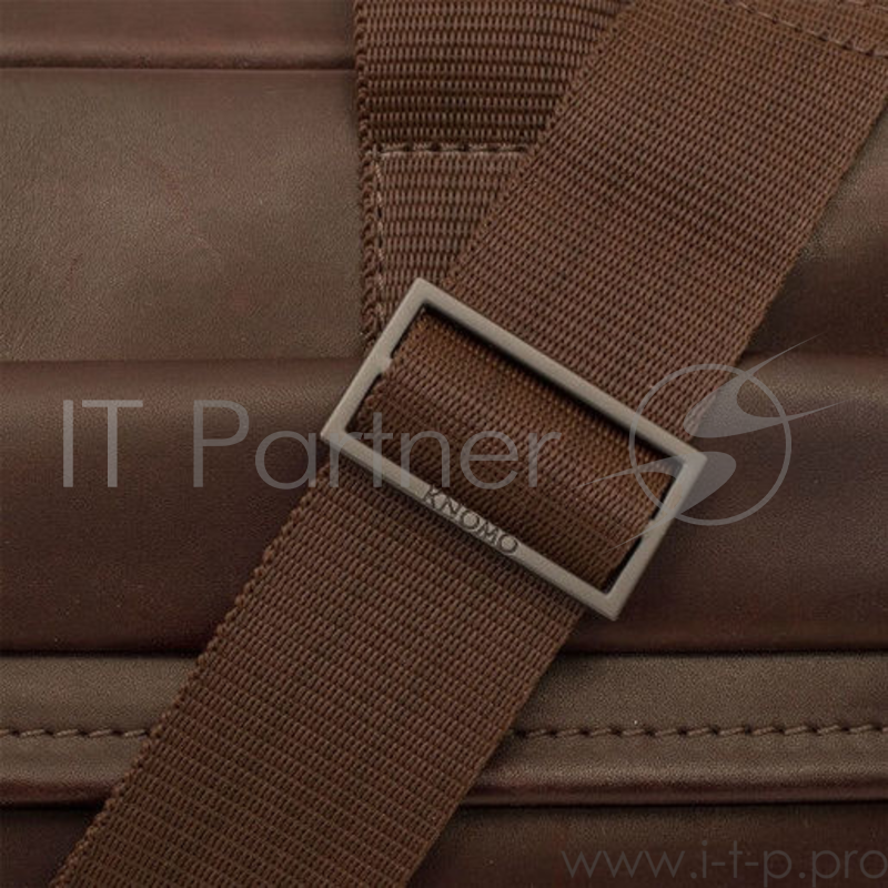 Сумка Knomo Foster для ноутбука до 14. Материал кожа натуральная. Цвет коричневый.