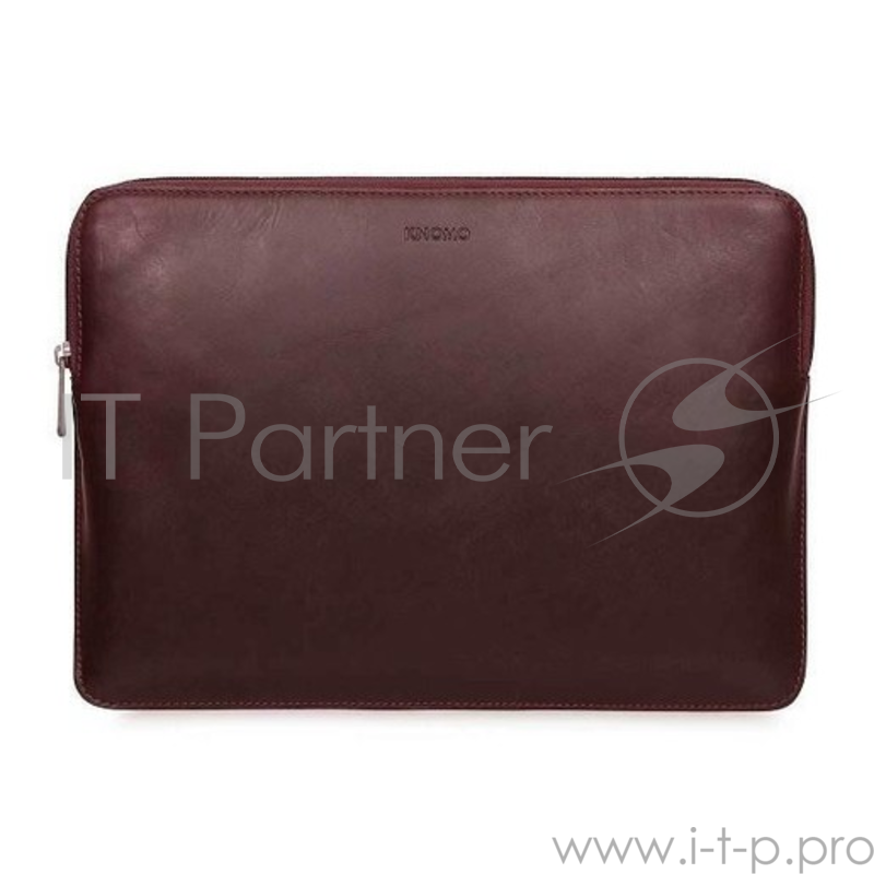 Чехол Knomo Barbican для ноутбука MacBook Pro/Air 13. Материал кожа натуральная. Цвет коричневый.
