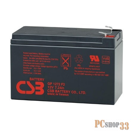 батареи CSB Батарея GP1272 (12V 7Ah F1)