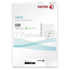 Наклейки Laser/Copier XEROX А4:33, 100 листов (70x25,4мм) Прямоугольные края