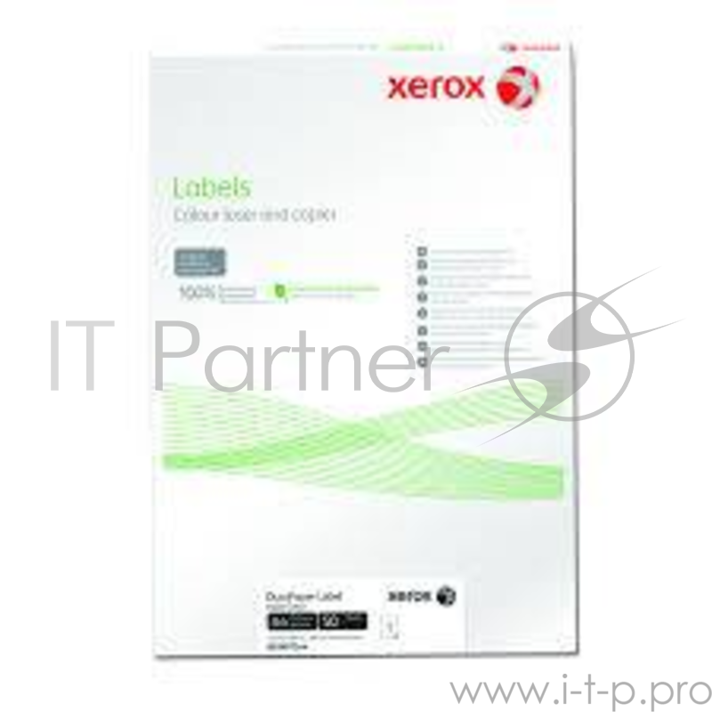 Наклейки белые глянцевые Premium Never Tear XEROX SRA3, 50 листов (синтетические)