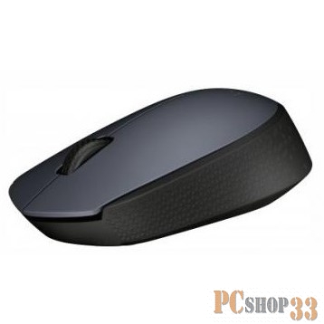 Оптическая мышь Logitech M170 910-004642, беспров., 2кн.+скр., серо-черный (USB)