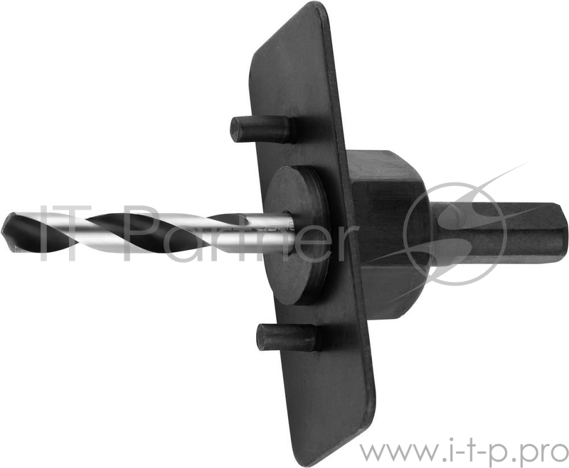 Переходник ЗУБР 29558_z01 державка ЭКСПЕРТ с центрир.сверлом для коронок по дереву 32-127мм