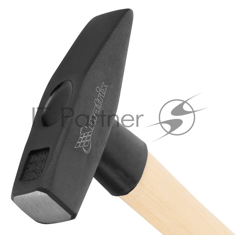 Молоток MATRIX 10232 слесарный 500г квадратный боек деревянная рукоятка