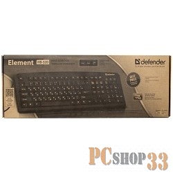 Клавиатура Defender Element HB-520 серый PS/2