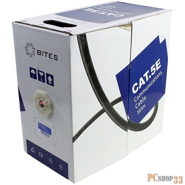5bites US5505-305A-RD Кабель UTP / SOLID / 5E / 24AWG / CCA / PVC / RED / 305M