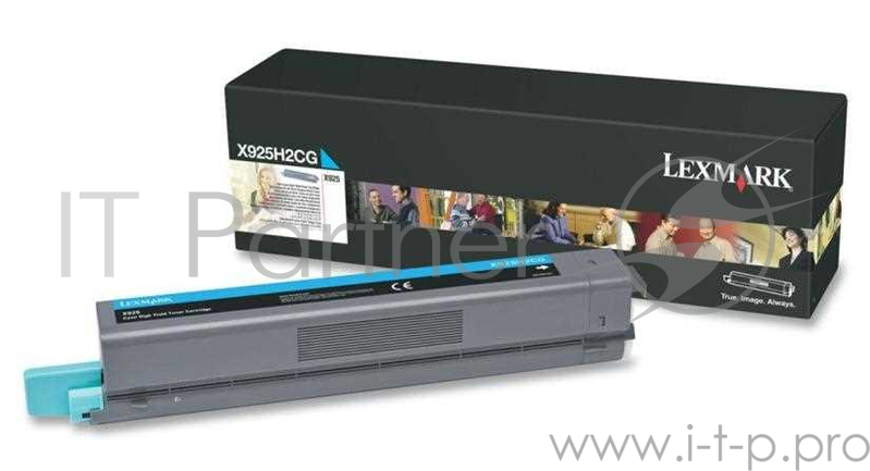 Тонер Картридж Lexmark X925 High Yield Return Program Синий