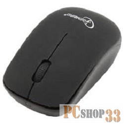 Оптическая мышь Gembird MUSW-216, беспров., 2кн.+скр., черный (USB)