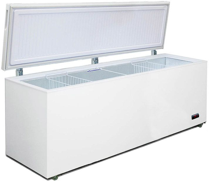 Морозильный ларь Бирюса 680VDKQ белый 190Вт