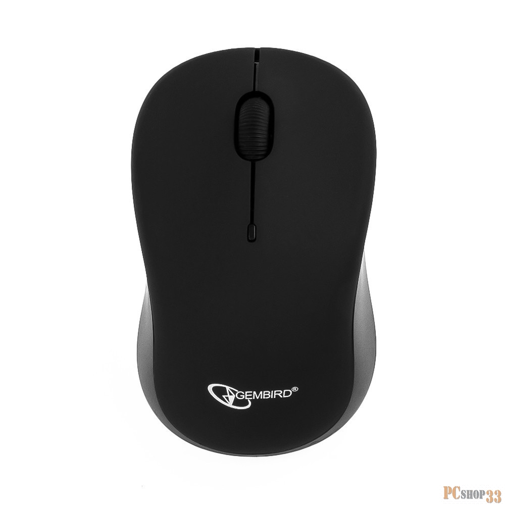 Оптическая мышь Gembird MUSW-218, беспров., 2кн.+скр., черный (USB)