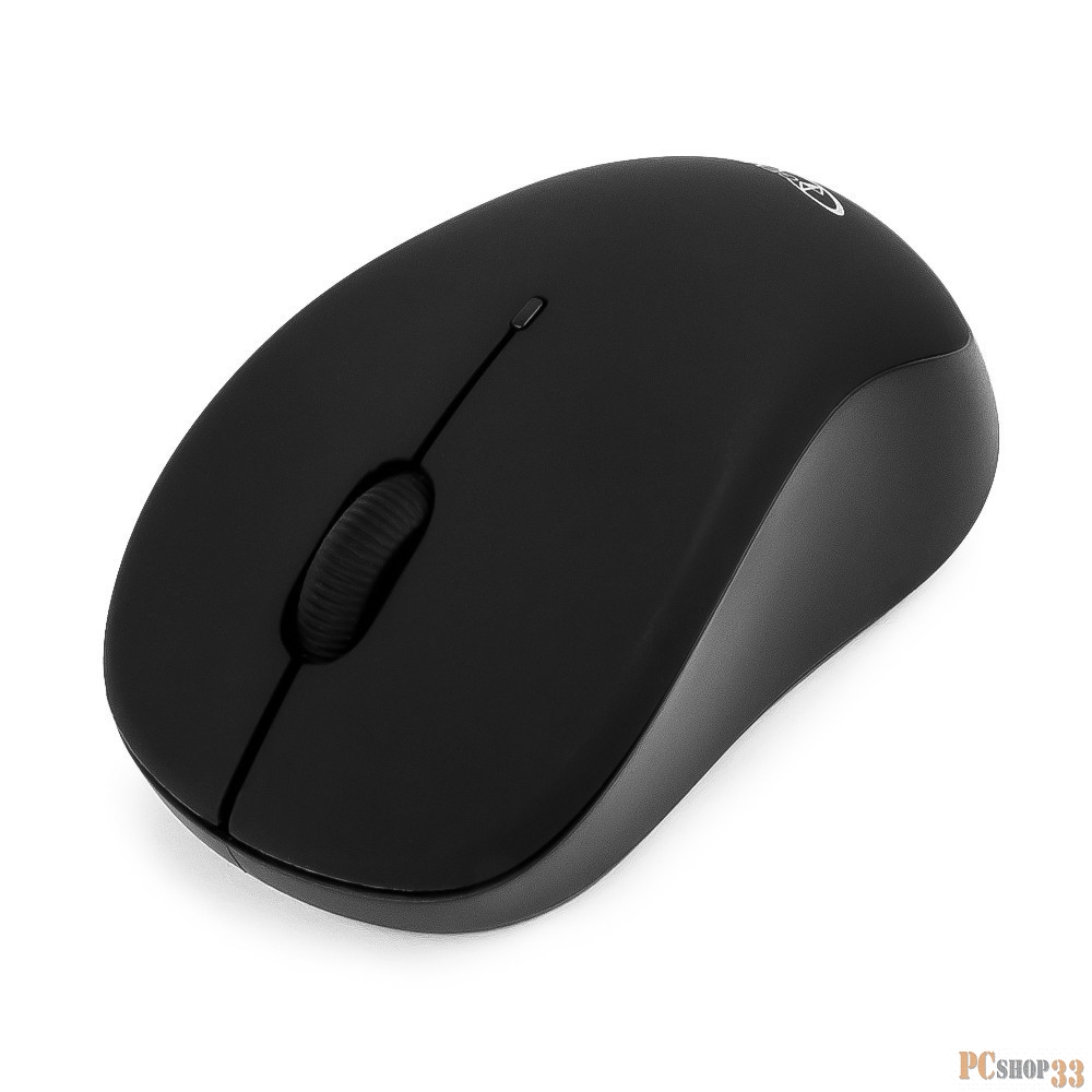 Оптическая мышь Gembird MUSW-218, беспров., 2кн.+скр., черный (USB)